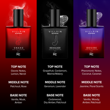 Load image into Gallery viewer, Villain Aura Luxury EDP Set of 3 Fragrances