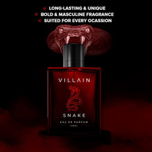 Load image into Gallery viewer, VILLAIN Snake & Hurricane Hydra Eau de Perfum Combo Pack of 2