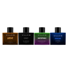 Load image into Gallery viewer, VILLAIN Master Collection Eau De Perfum 50 ml Pack of 4