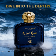 Load image into Gallery viewer, Villain Azure Musk Eau de Parfum – 100ml | Long-lasting, Bold & Masculine Fragrance
