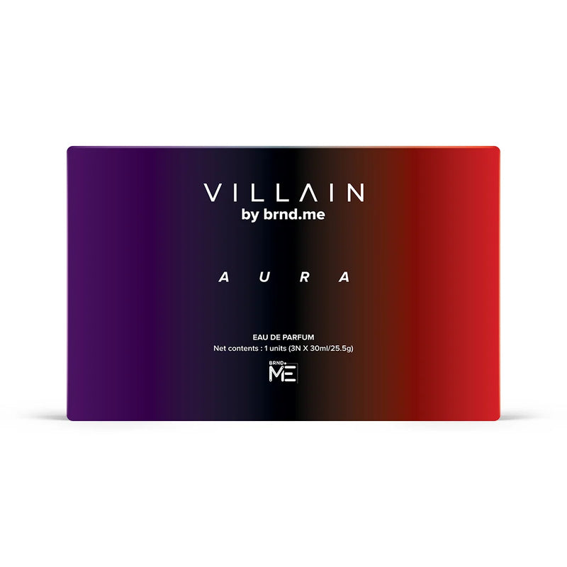 Villain Aura Perfume Gift Set  - 3 x 30ml