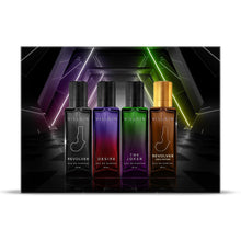 Load image into Gallery viewer, VILLAIN Roar Combo Luxury EDP Gift Set for Men, 4 Fragrances - | 4x20ml
