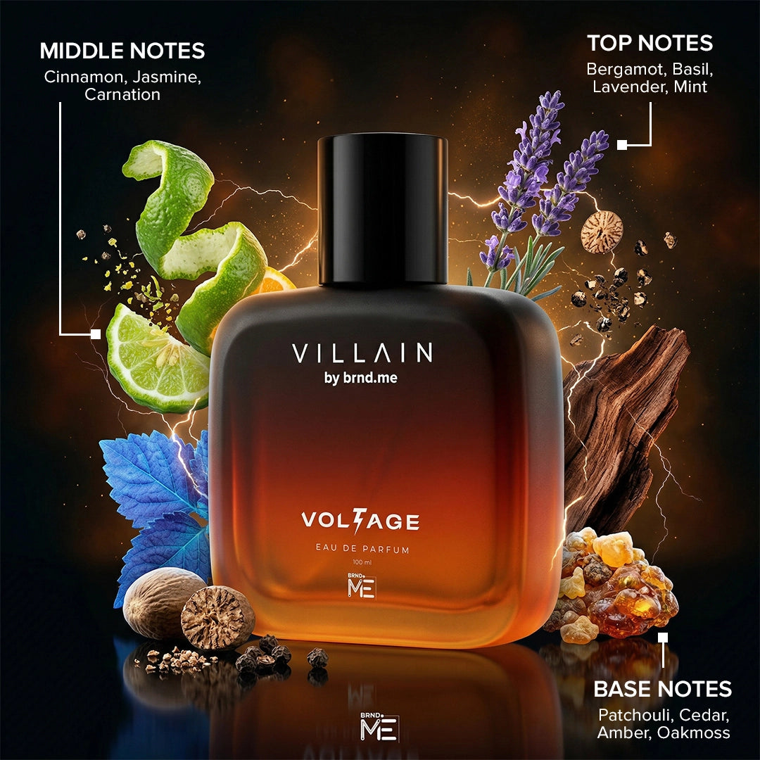 Villain Voltage Eau De Parfum for Men 100ml