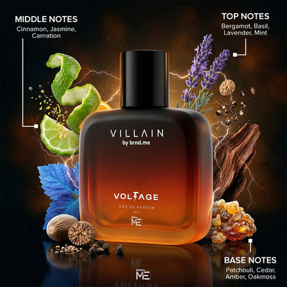 Villain Voltage Eau De Parfum for Men 100ml