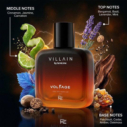 Villain Voltage Eau De Parfum for Men 100ml