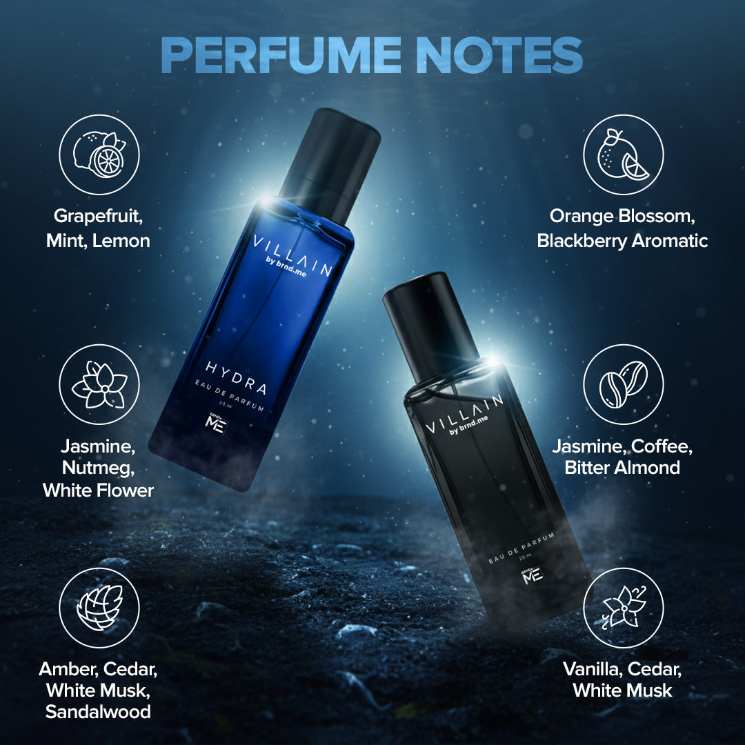 Villain AM/PM Perfume Duo Hydra & Classic EDP 2 × 20ml