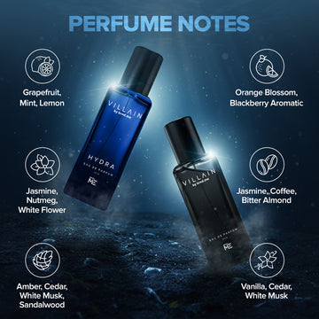 Villain AM/PM Perfume Duo Hydra & Classic EDP 2 × 20ml