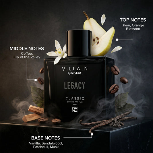 Villain Legacy Classic Eau De Parfum for Men 50ml