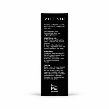 Villain Oud Eau De Parfum for Men 100ml