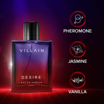 VILLAIN Desire & Unstoppable Mischief Eau de Parfum Combo Pack of 2