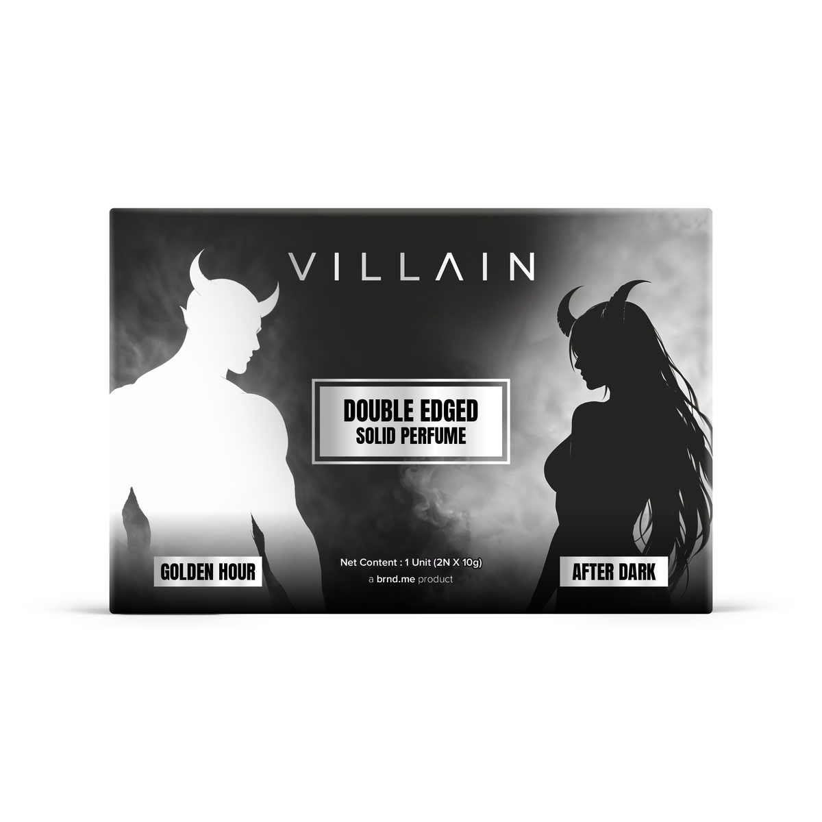 Villain Double Edged Solid Perfume - 2 × 10g