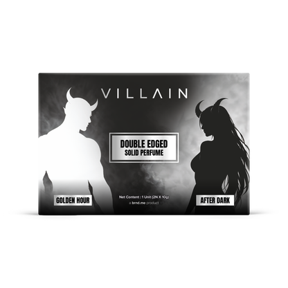 Villain Double Edged Solid Perfume - 2 × 10g