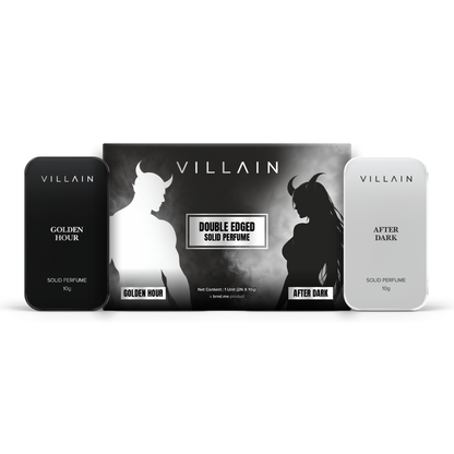 Villain Double Edged Solid Perfume - 2 × 10g