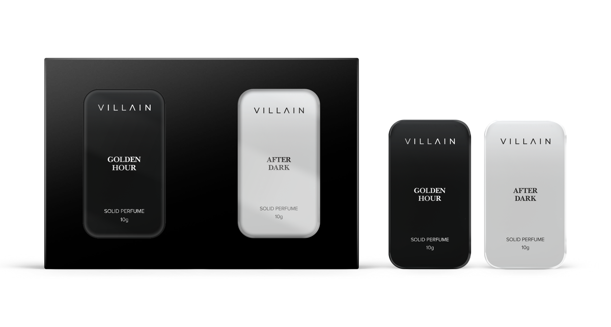 Villain Double Edged Solid Perfume - 2 × 10g