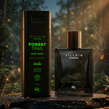Villain Classic EDP & Forest Trail Body Wash Combo  - 100ml + 250ml