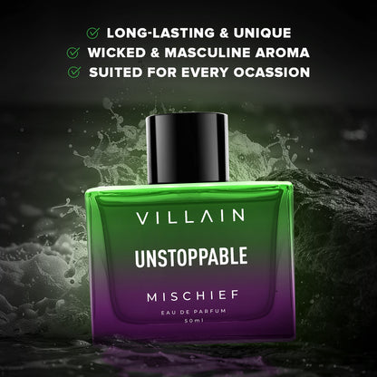 Villain Voltage & Unstoppable Mischief EDP Perfume Combo  - 2 x 50ml