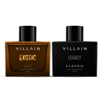 Villain Legacy Classic & Exotic Oud EDP Perfume Combo  - 2 x 50ml