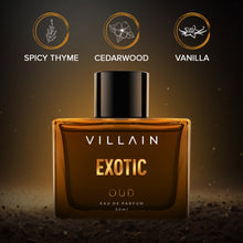Load image into Gallery viewer, Villain Exotic OUD EDP for Men - 50 ML
