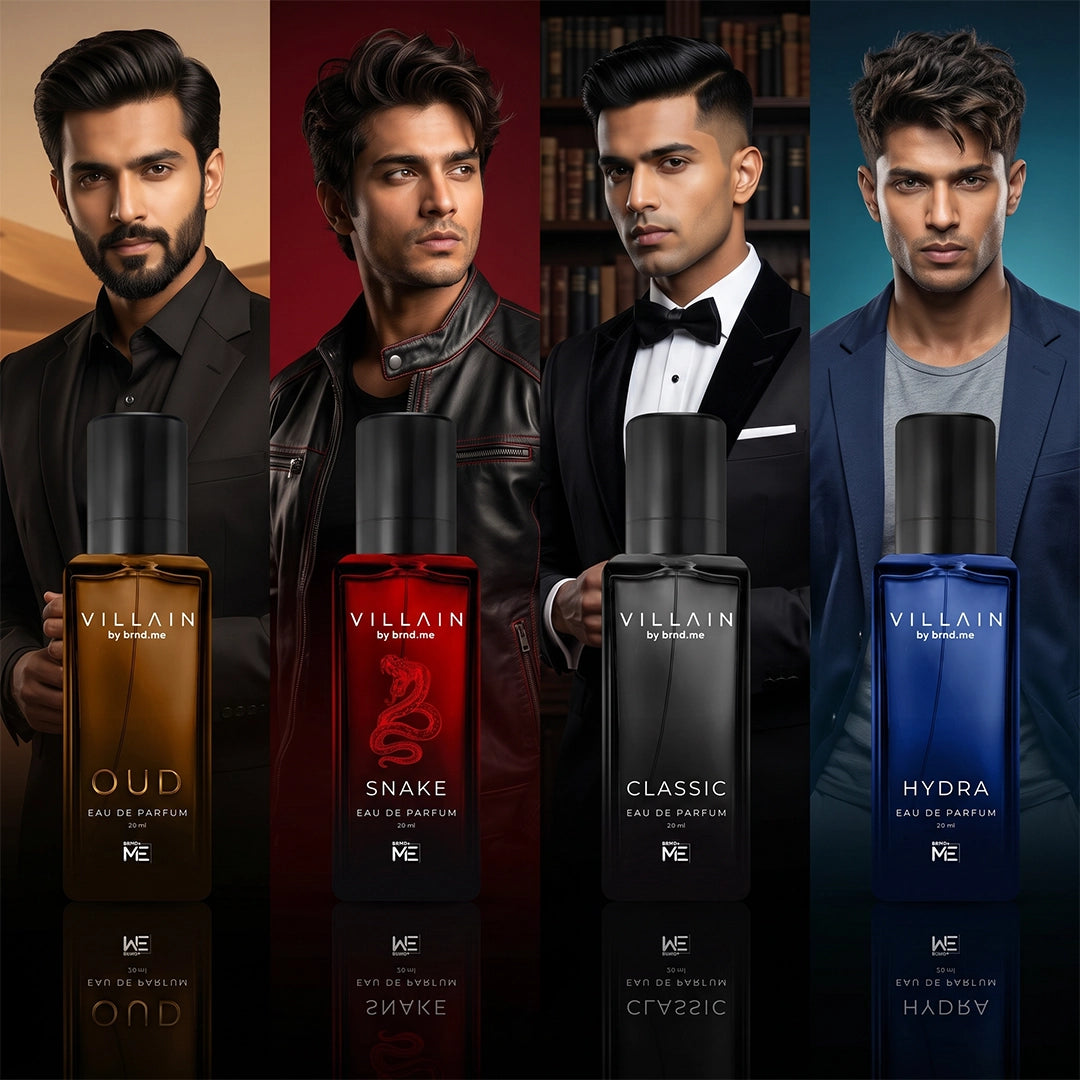 Villain Rebel Eau De Parfum Combo — 4 x 20ml