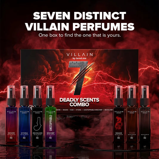Villain 7 Deadly Scents Trial Pack — 7 x 8ml