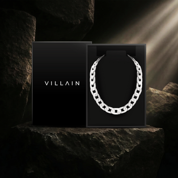 Villain Rhodium Plated Silver Bracelet