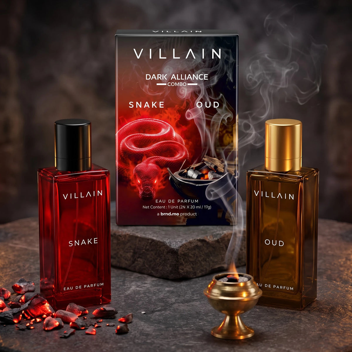 Villain Dark Alliance Eau De Parfum Combo – 2 × 20ml