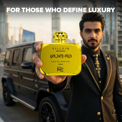Villain Golden Oud Eau De Parfum for Men 100ml