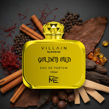 Load image into Gallery viewer, Villain Golden Oud Eau De Parfum – 100ml | Luxury Oriental Fragrance for Men
