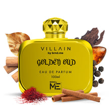 Load image into Gallery viewer, Villain Golden Oud Eau De Parfum – 100ml | Luxury Oriental Fragrance for Men
