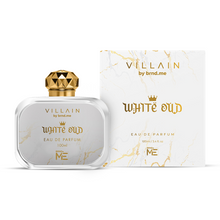 Load image into Gallery viewer, VILLAIN White Oud Eau De Parfum for Men | Long-Lasting Woody &amp; Musky Fragrance - 100ml
