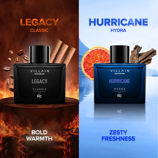 Villain Luxury Party Combo Mini EDP Perfume Gift Set for Men 2 x 50ml