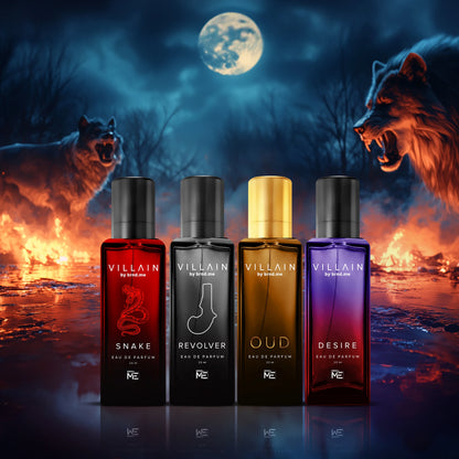 Villain Alpha Collection EDP Perfume Gift Set — 4 x 20ml