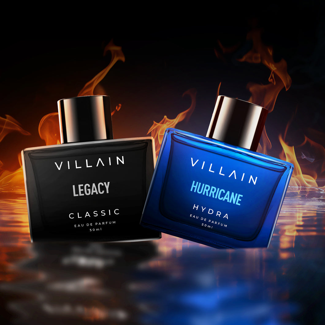 VILLAIN  Bold Duo Eau De Perfum for Men 50 ml Pack of 2