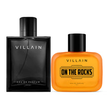 Load image into Gallery viewer, Villain Classic Black &amp; On the Rocks EDP Combo
