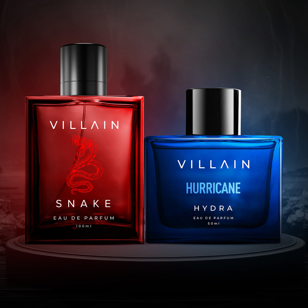 VILLAIN Snake & Hurricane Hydra Eau de Perfum Combo Pack of 2