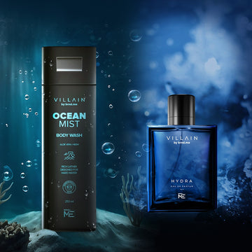 Villain Hydra EDP & Ocean Mist Body Wash Combo  - 100ml + 250ml