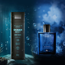 Load image into Gallery viewer, Aqua Strike : Hydra EDP 100 ml &amp; Ocean Mist Body Wash 250 ml Combo
