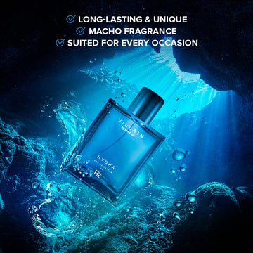 Villain Hydra EDP & Ocean Mist Body Wash Combo  - 100ml + 250ml