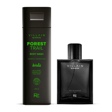 Villain Classic EDP & Forest Trail Body Wash Combo  - 100ml + 250ml