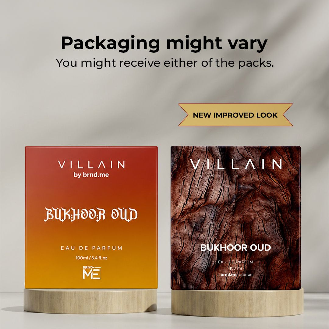 Villain Bukhoor Oud Eau De Parfum for Men 100ml