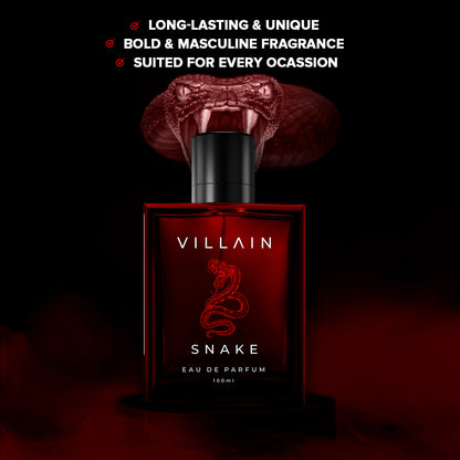 Villain Snake Eau De Parfum For Men, 20ml