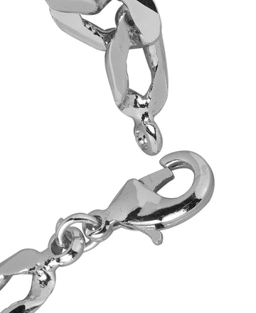 Villain Rhodium Plated Silver Bracelet