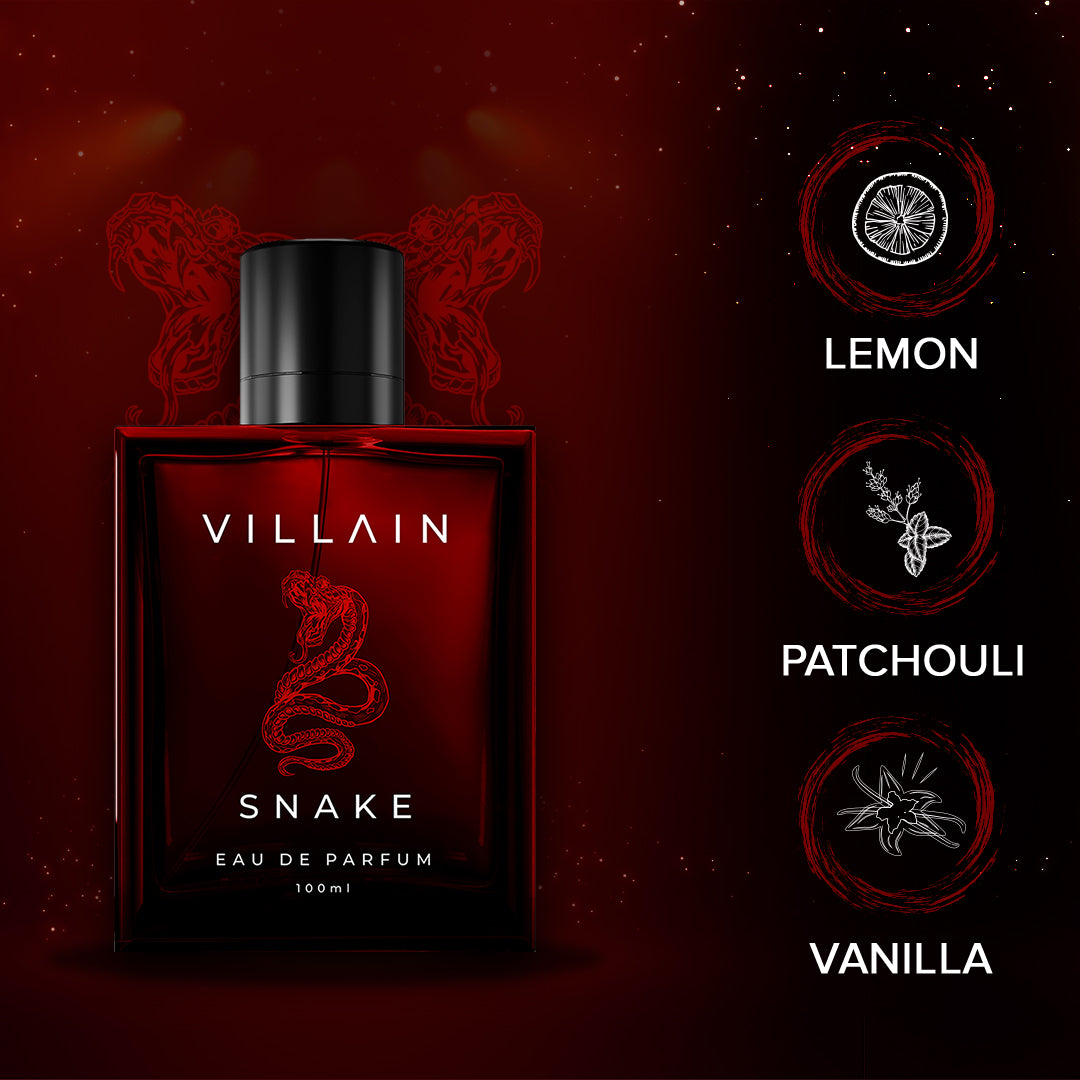 Villain Snake Eau De Parfum For Men, 20ml