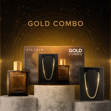 Load image into Gallery viewer, VILLAIN GOLD COMBO - OUD 100ML &amp; 18K GOLD PLATED CHAIN
