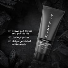 Load image into Gallery viewer, Villain Ultra-Hydrating Cleanser (Charcoal)
