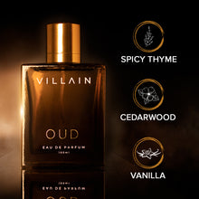 Load image into Gallery viewer, Villain Oud Eau De Parfum for Men, 20ml
