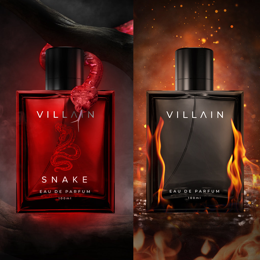 Villain Enigmatic Classic-Black & Snake Combo