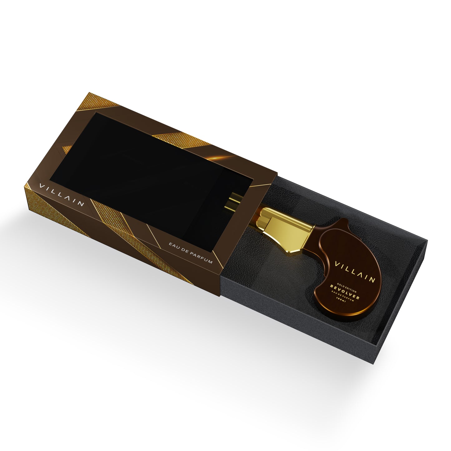 Villain Revolver Gold Eau De Parfum for Men 100ml