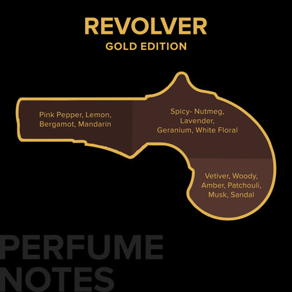 Villain Revolver Gold Eau De Parfum for Men 100ml