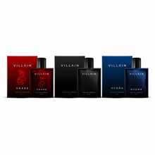 Load image into Gallery viewer, VILLAIN MASHUP COMBO - CLASSIC 100ML, HYDRA 100ML &amp; SNAKE 100ML
